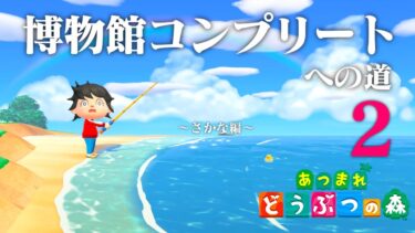 【生放送】あつまれどうぶつの森「博物館コンプリート」目指す配信〜さかな編〜２