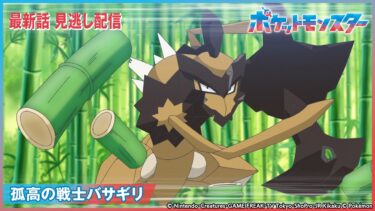 【公式】アニメ「ポケットモンスター」第73話 「孤高の戦士バサギリ」-期間限定配信-