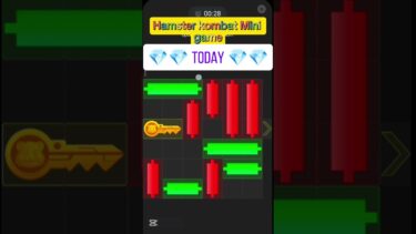 Hamster kombat Mini keys puzzle game today solved #hamsterkombat #bitcoin #blum #paws #toma#level